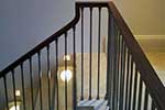 American black walnut curved handrail