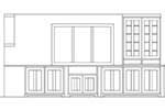 Shaker style bespoke kitchen elevation drawing