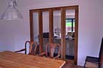 American white oak bifolding room divider