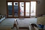 European oak sliding folding door