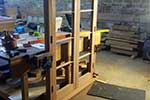 Sapele french doors with traditional glazing bar to recieve slim edge spacer double glazed units