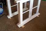 painted hardwood listed windows
