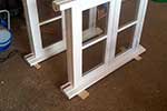 painted hardwood listed windows